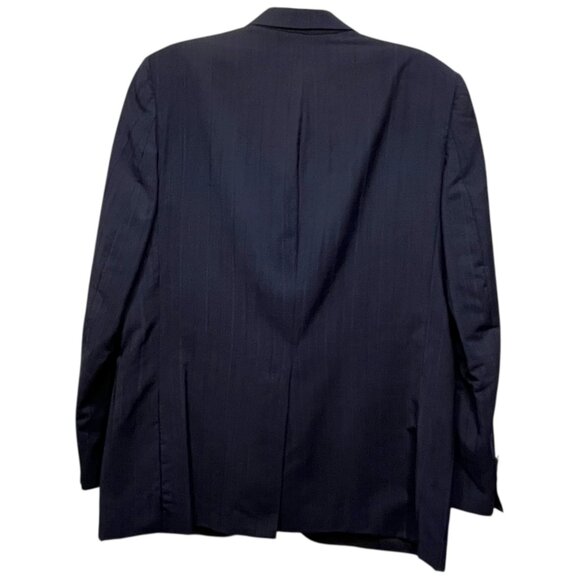 Burberry Mens Suit Jacket Blazer Sportcoat Blue Windowpane No size‎ tag - 46? - Picture 5 of 11